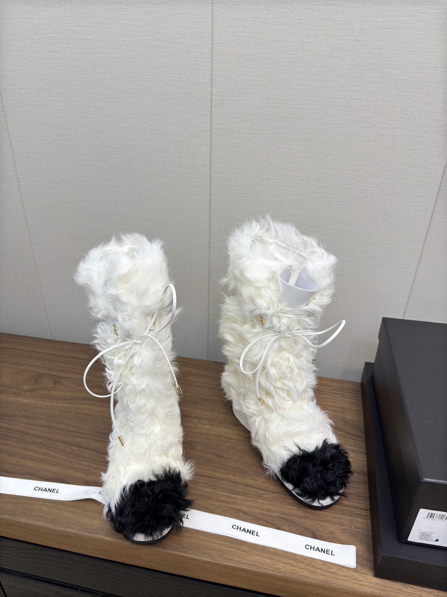 Chanel Furry Boots
