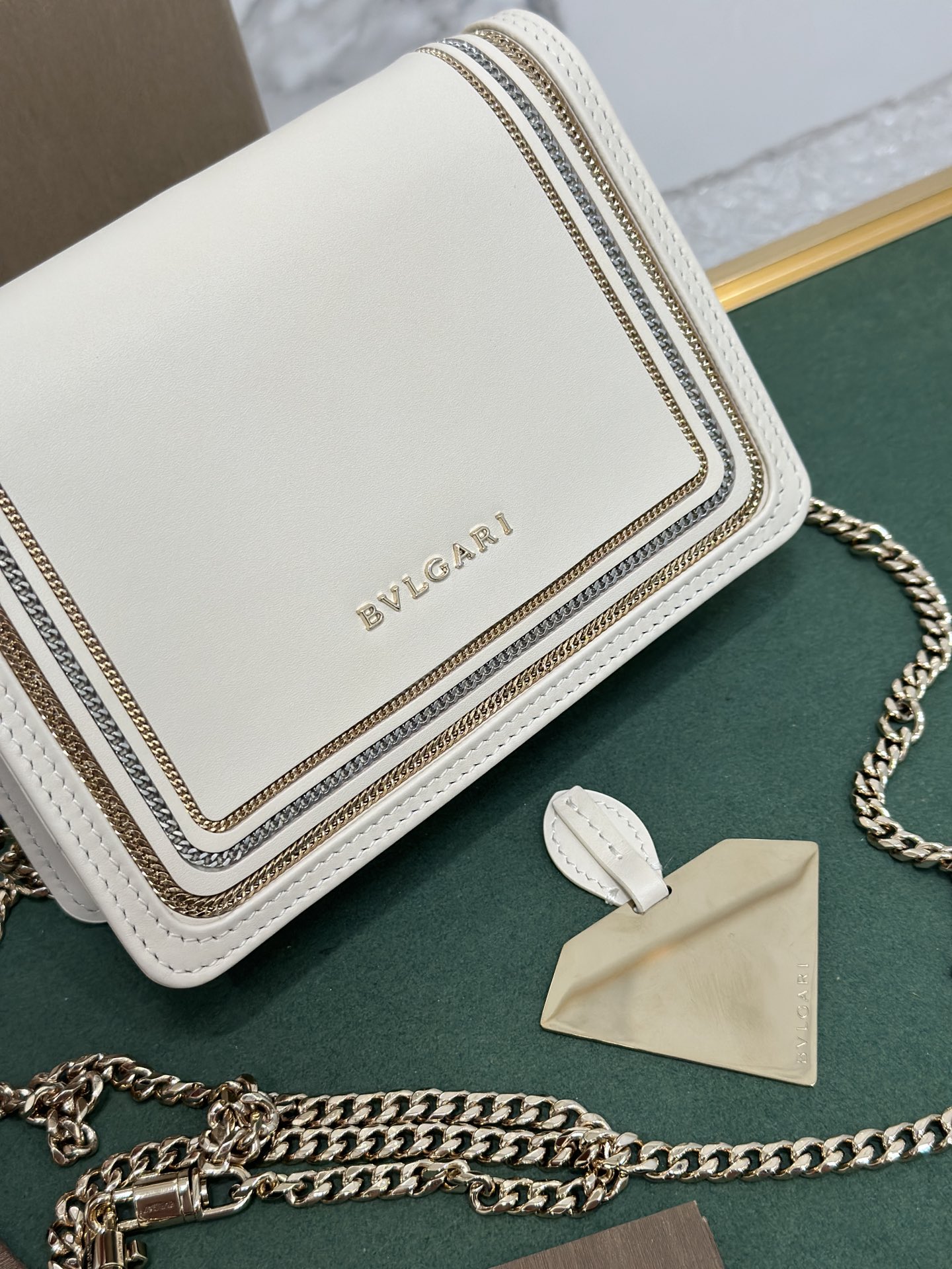 Bulgari Serpenti Diamond Blast Chain Bag