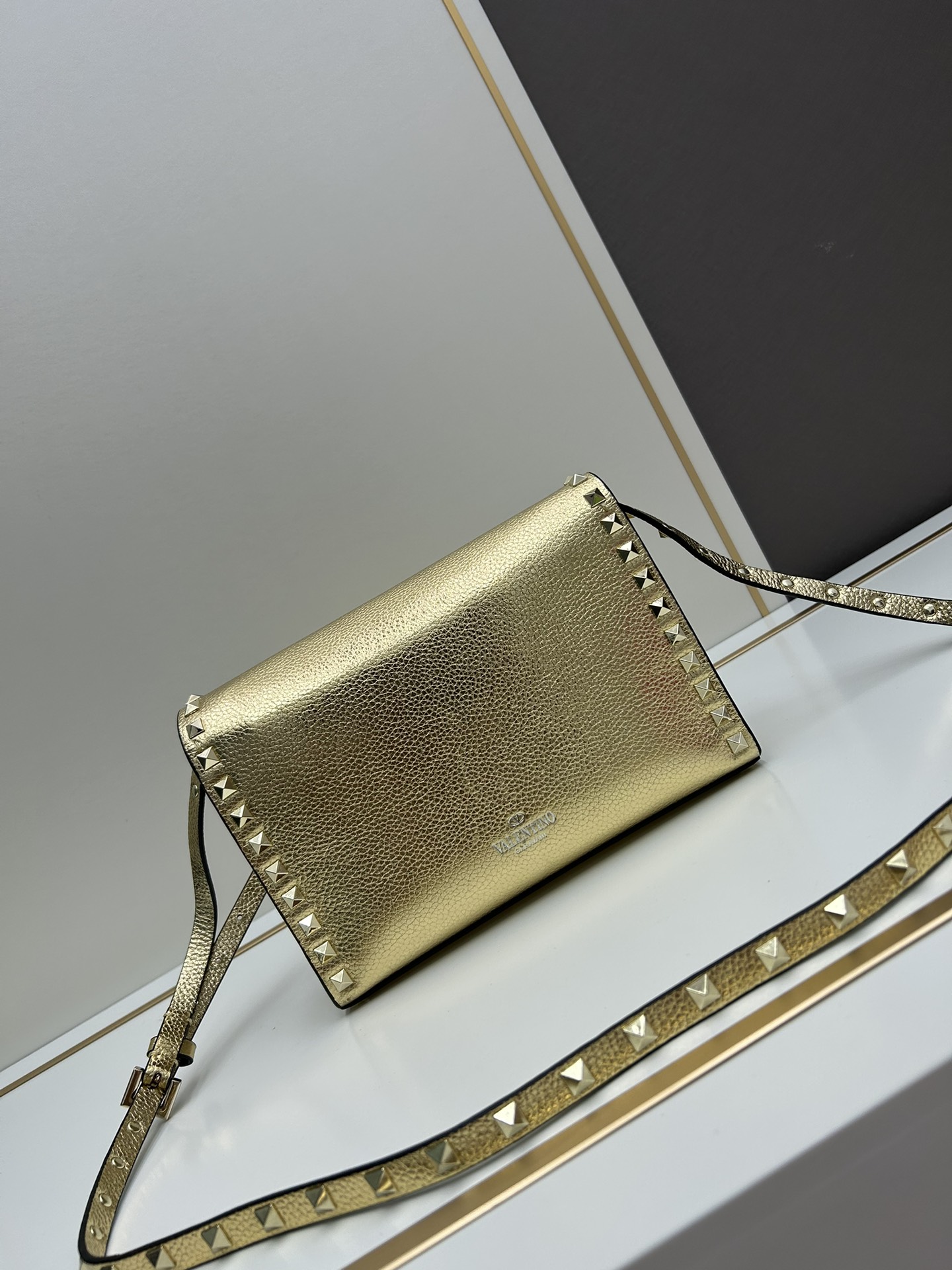 Valentino Grainy Leather Crossbody & Shoulder Bag