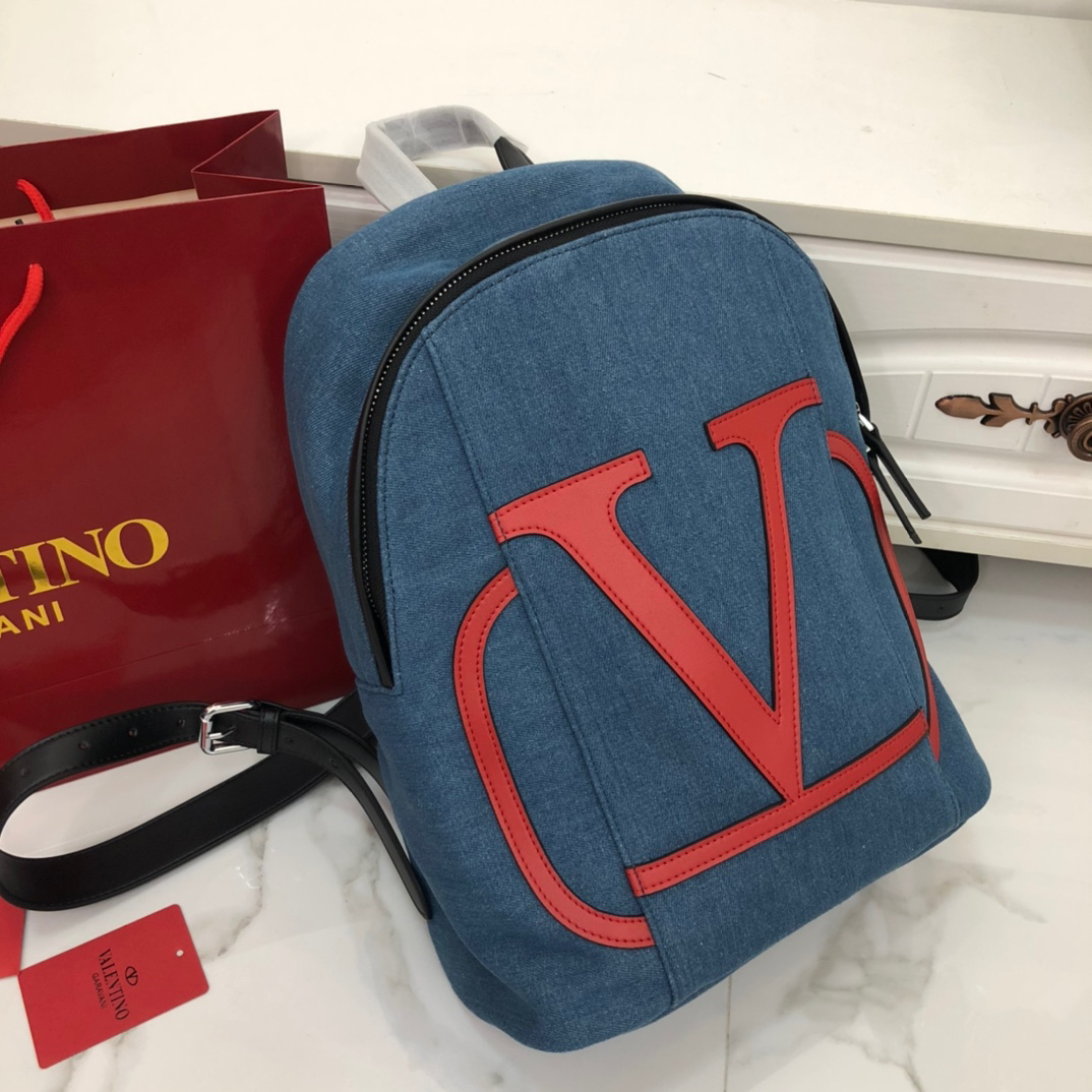 Valentino Denim Jean Backpack