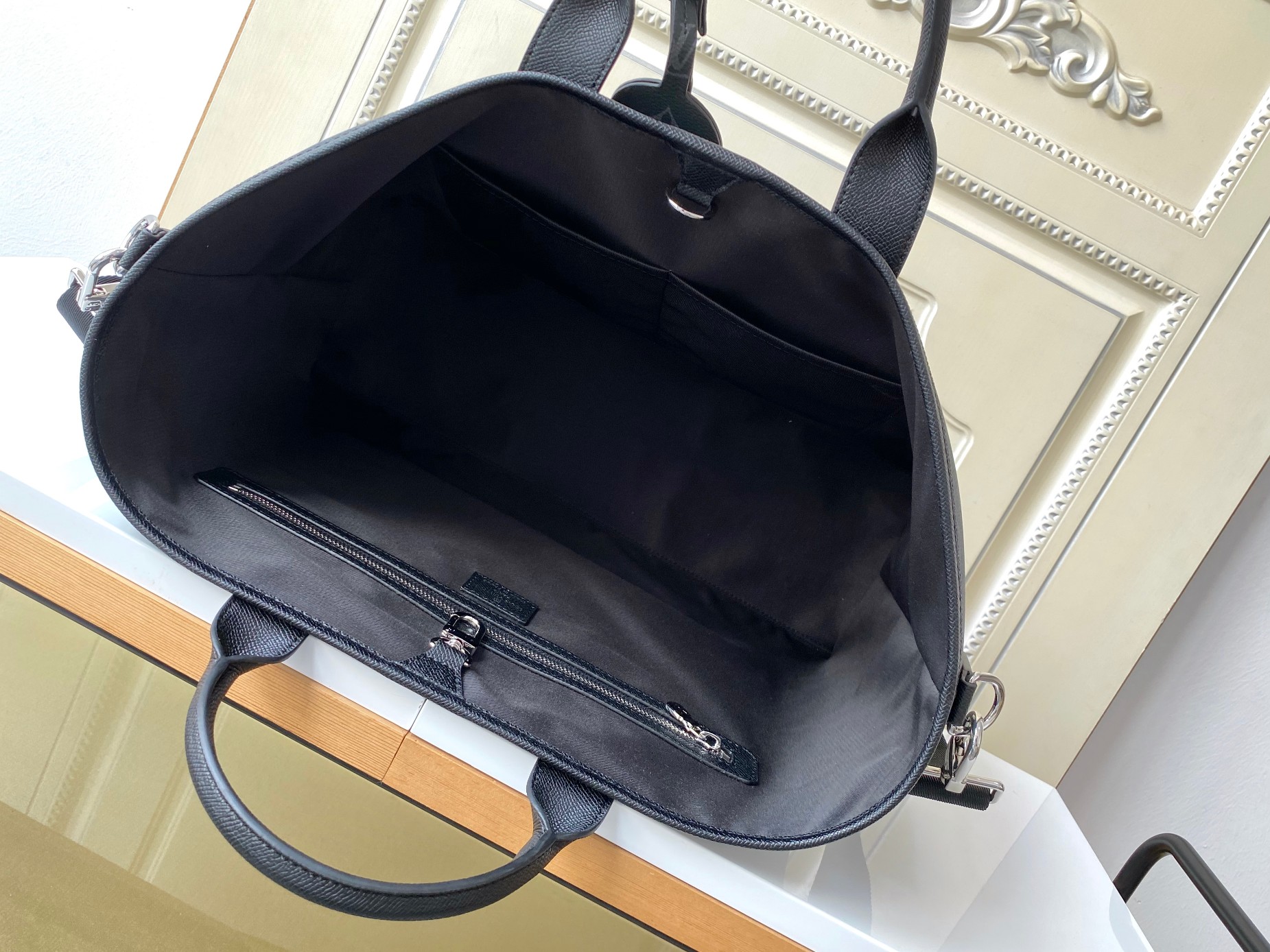 Louis Vuitton Classic Leather Tote Bag