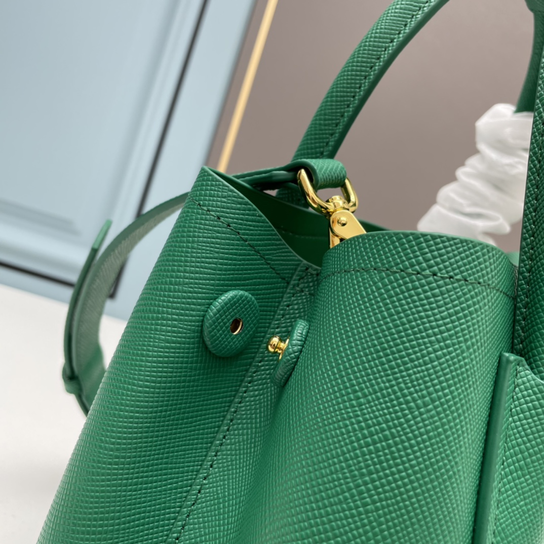 Prada Double Leather Handbag