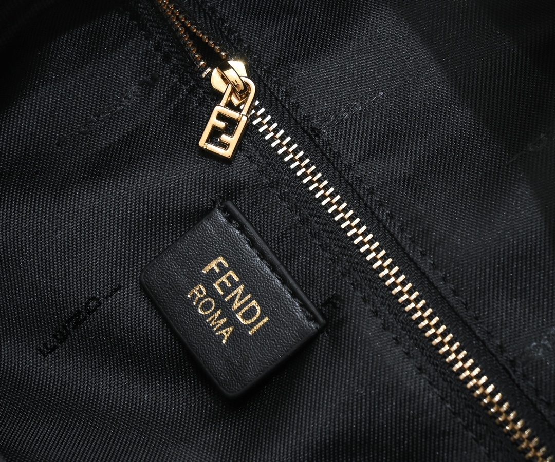 Fendi Leather Chain Backpack