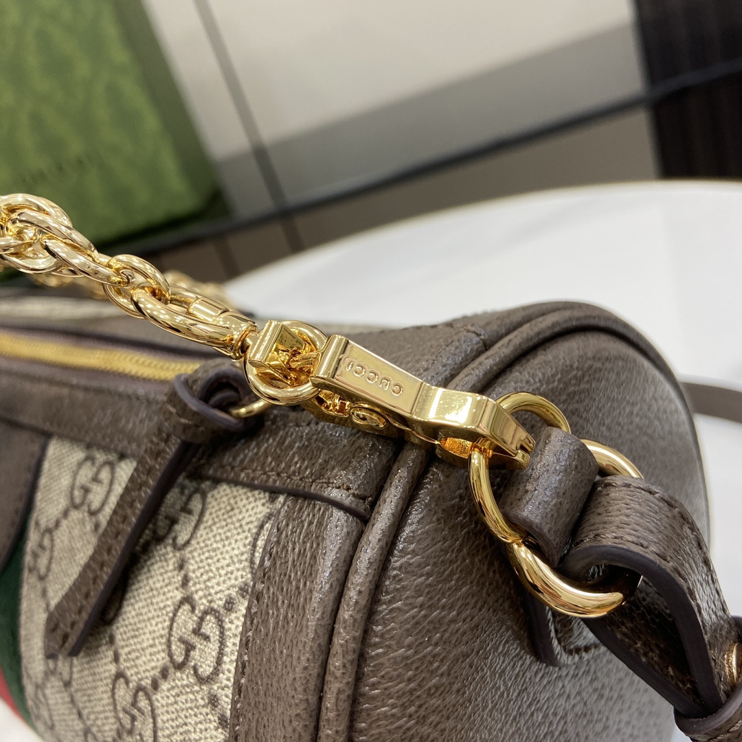 Gucci Ophidia Chain Cylinder Bag
