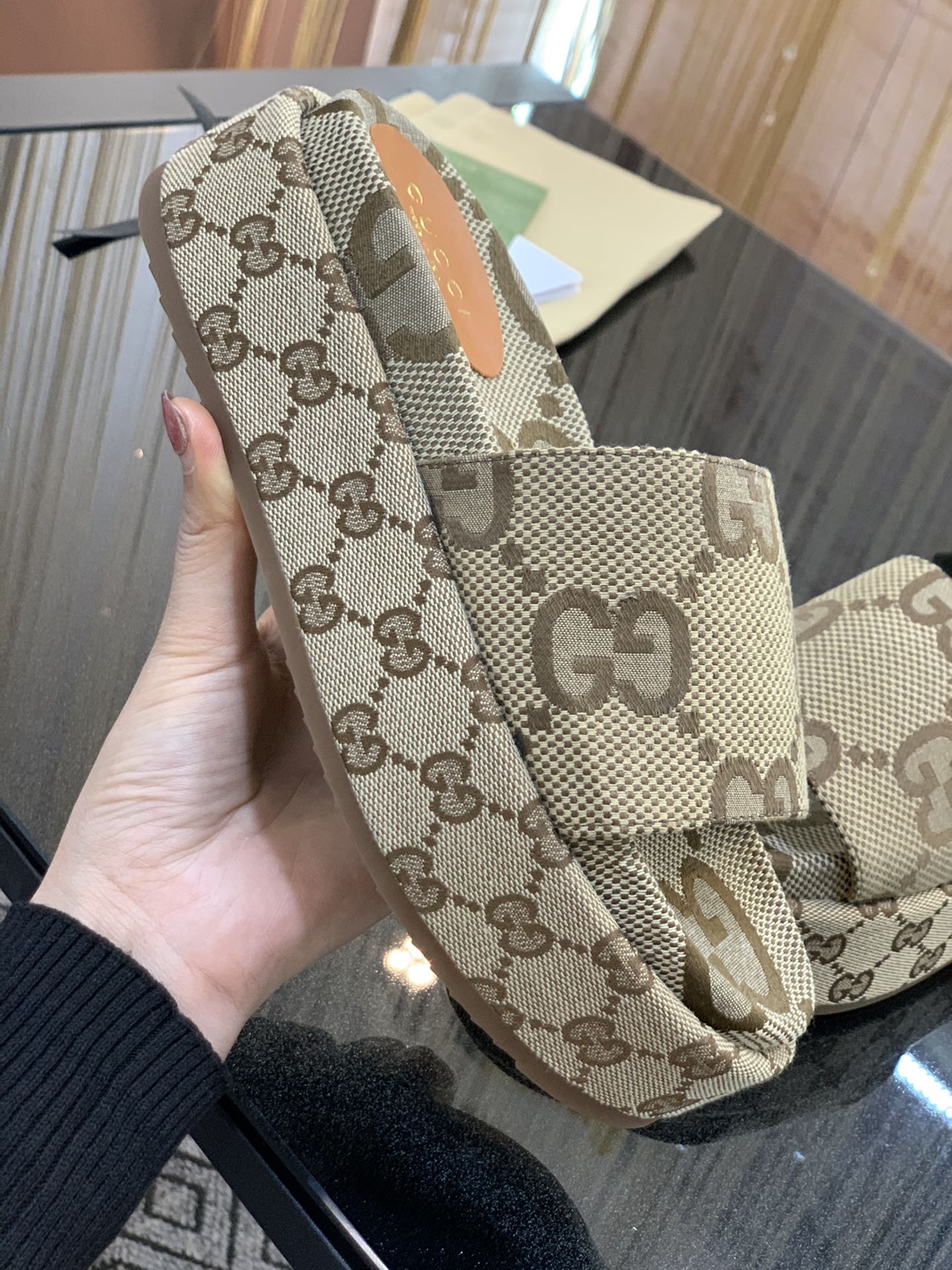 Gucci Platform Slippers