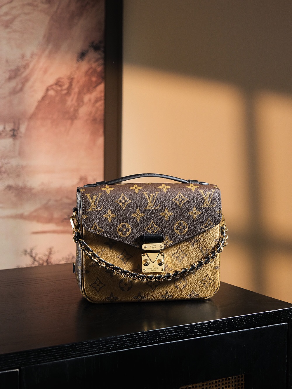 LV Chipped Courier Bag