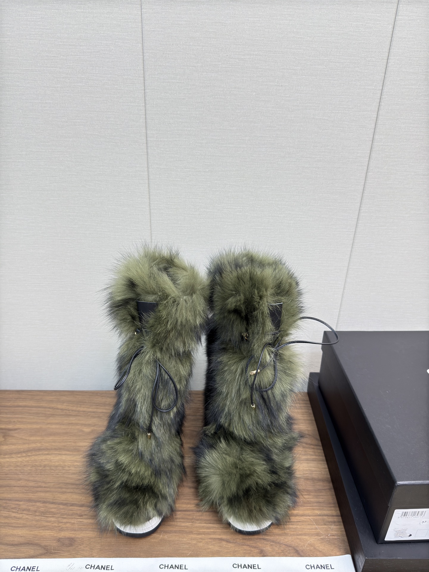 Chanel Furry Boots