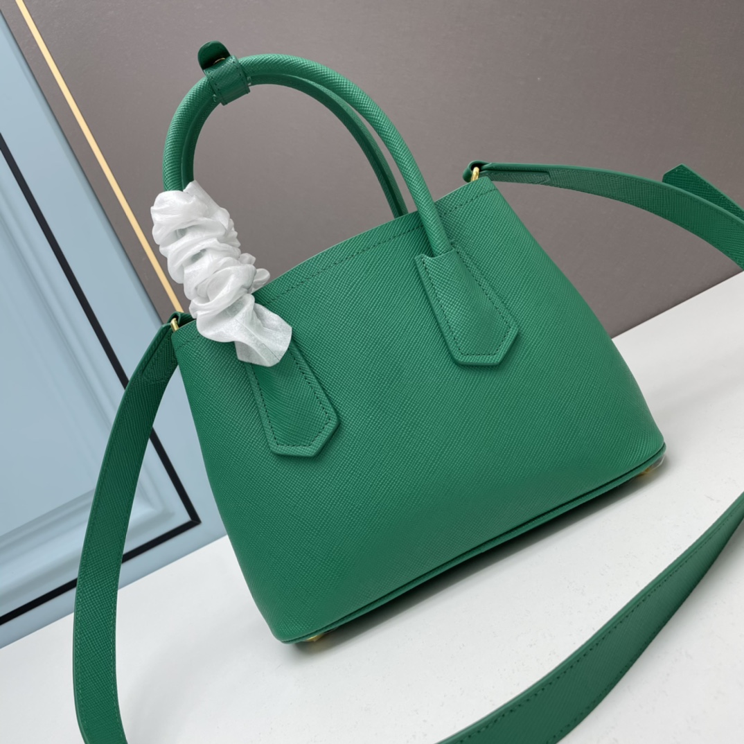 Prada Double Leather Handbag