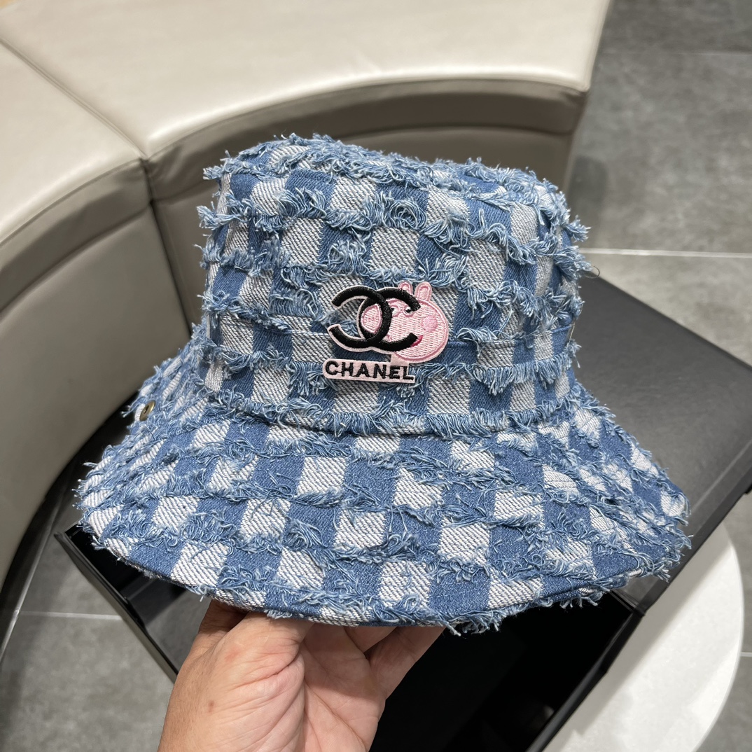Chanel Denim Fisherman Hat