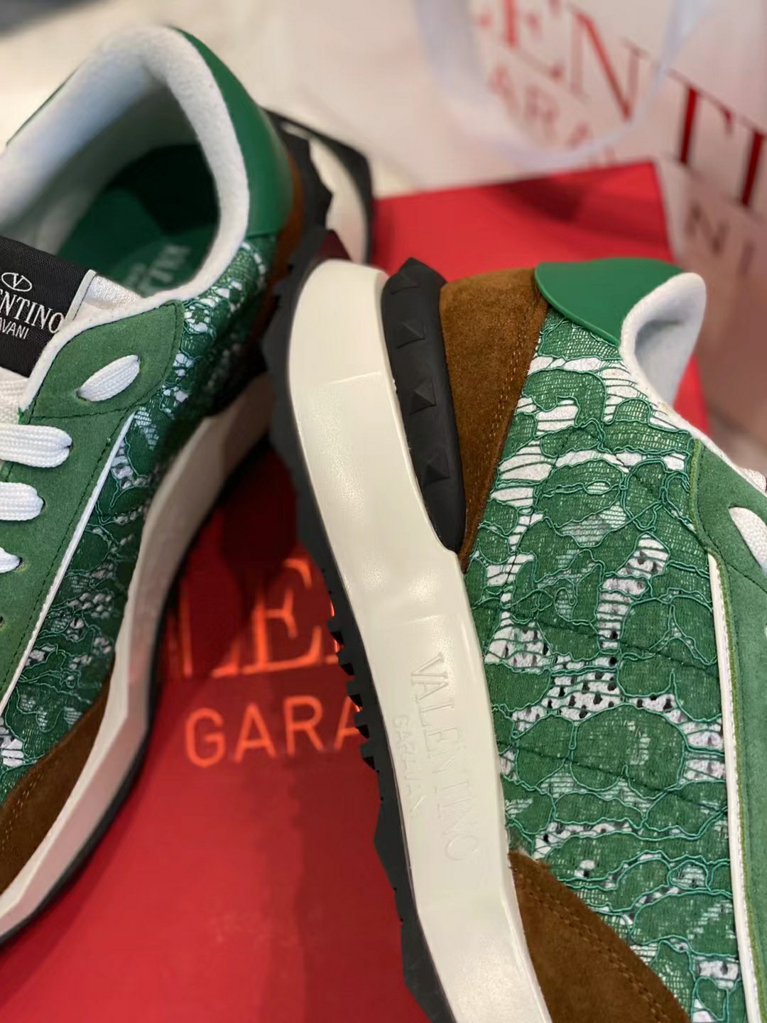 Valentino Classic Leather Sneakers