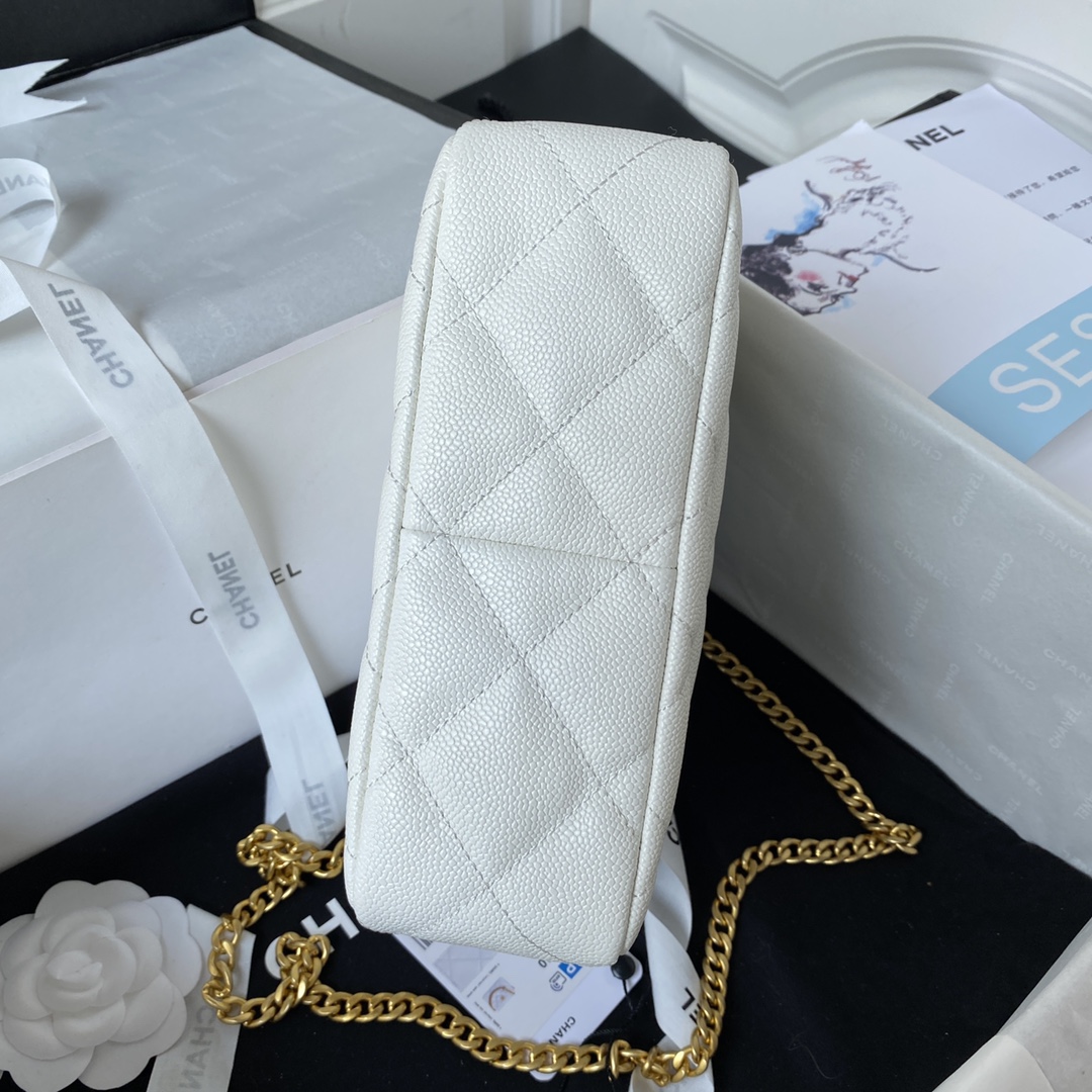 Chanel Unique Style Caviar Leather Crossbody Bag