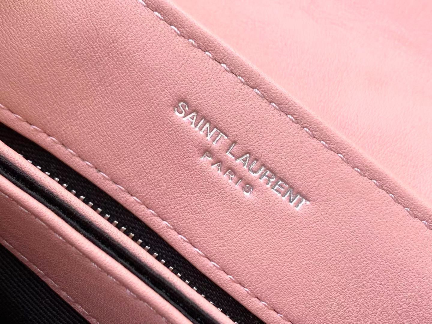 Saint Laurent Paris Pink Leather Women's Crossbody Bag