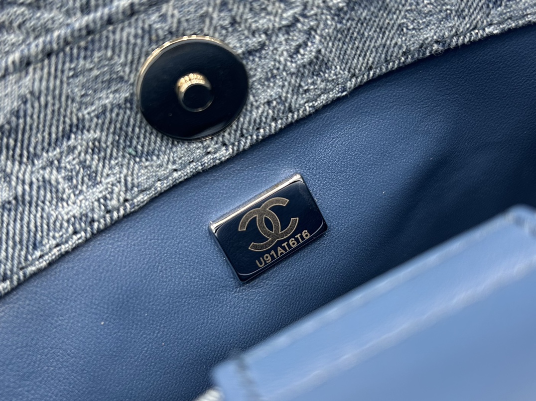 Chanel Denim Chain Bag