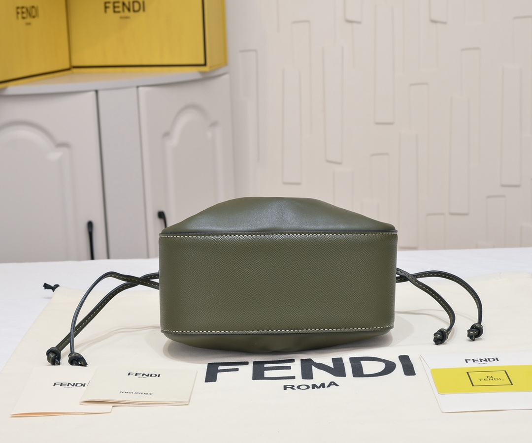 Fendi Cowhide Bucket Bag