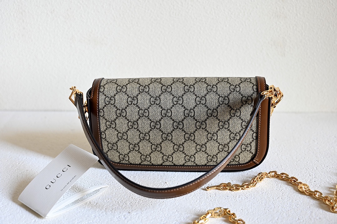 Gucci Classic Print Underarm Bag / Shoulder Bag