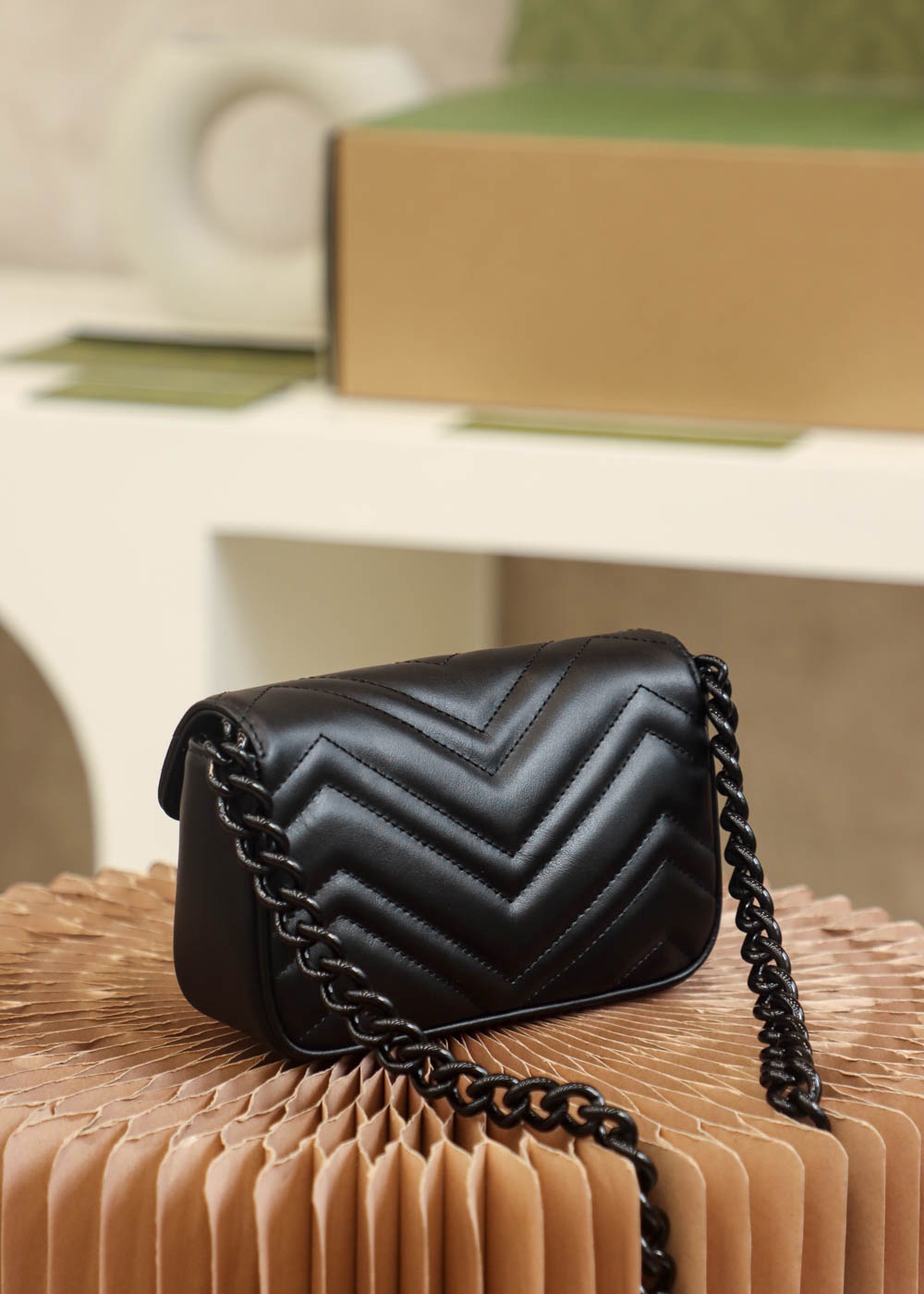 Gucci GG Marmont Sheepskin Shoulder & Crossbody Bag