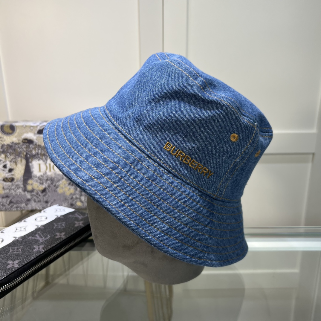 Burberry Denim Fisherman Hat