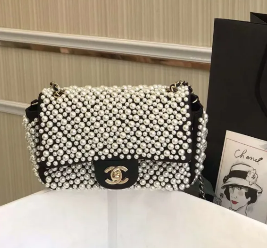 Chanel Pearl Evening Clutch