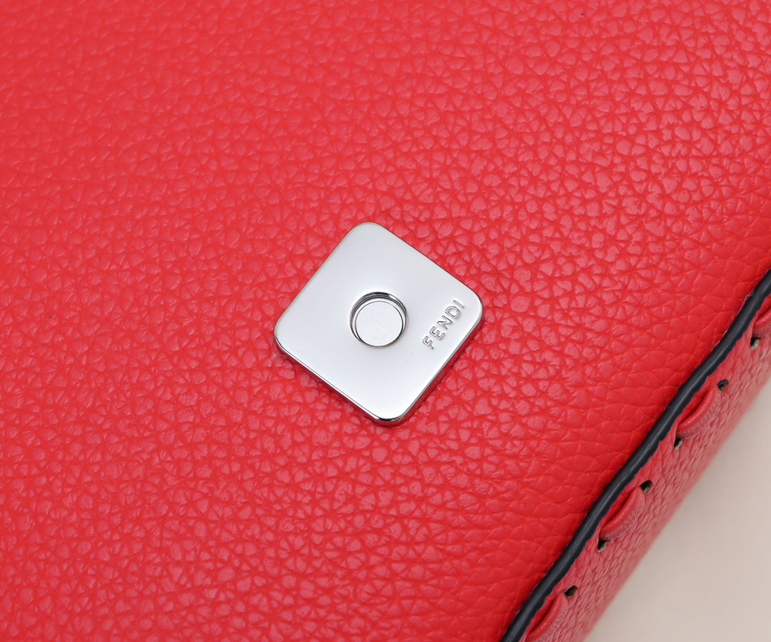 Fendi Cuoio Romano First-Layer Cowhide Flap Bag