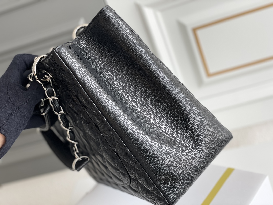 Chanel Small Grained Lambskin Large Tote Bag