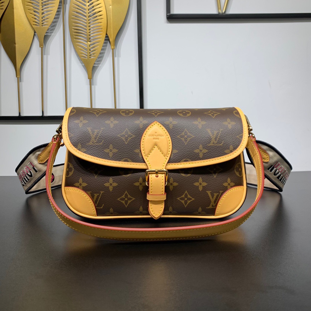 LV Classic Leather Crossbody&Shouder bag