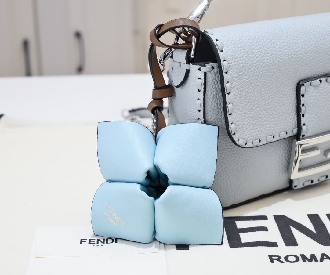 Fendi Cuoio Romano First-Layer Cowhide Flap Bag