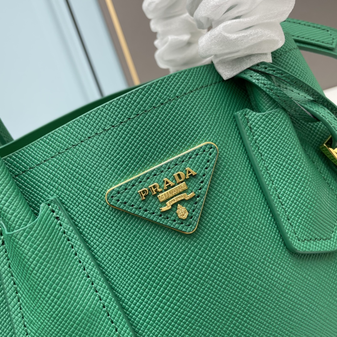 Prada Double Leather Handbag