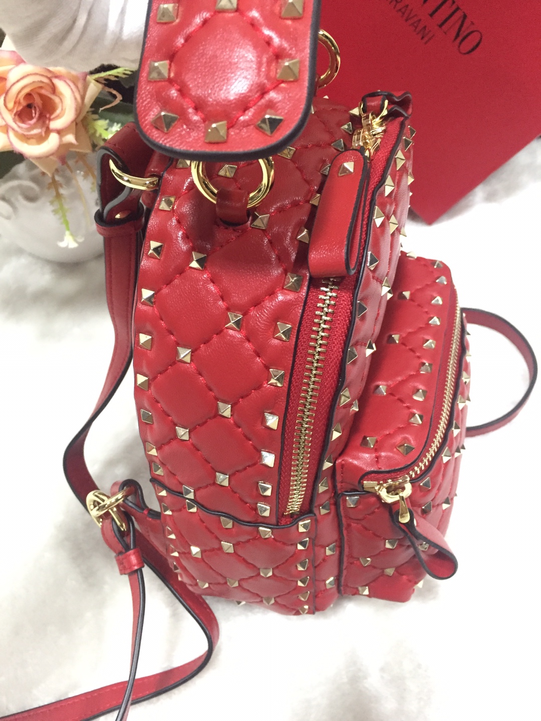 Valentino Sheepskin Backpack