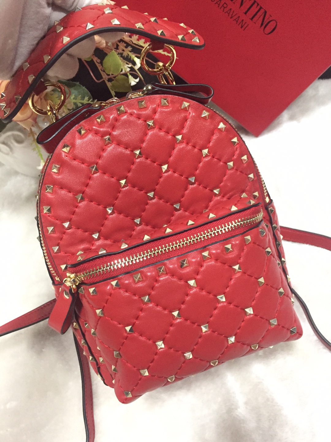 Valentino Sheepskin Backpack