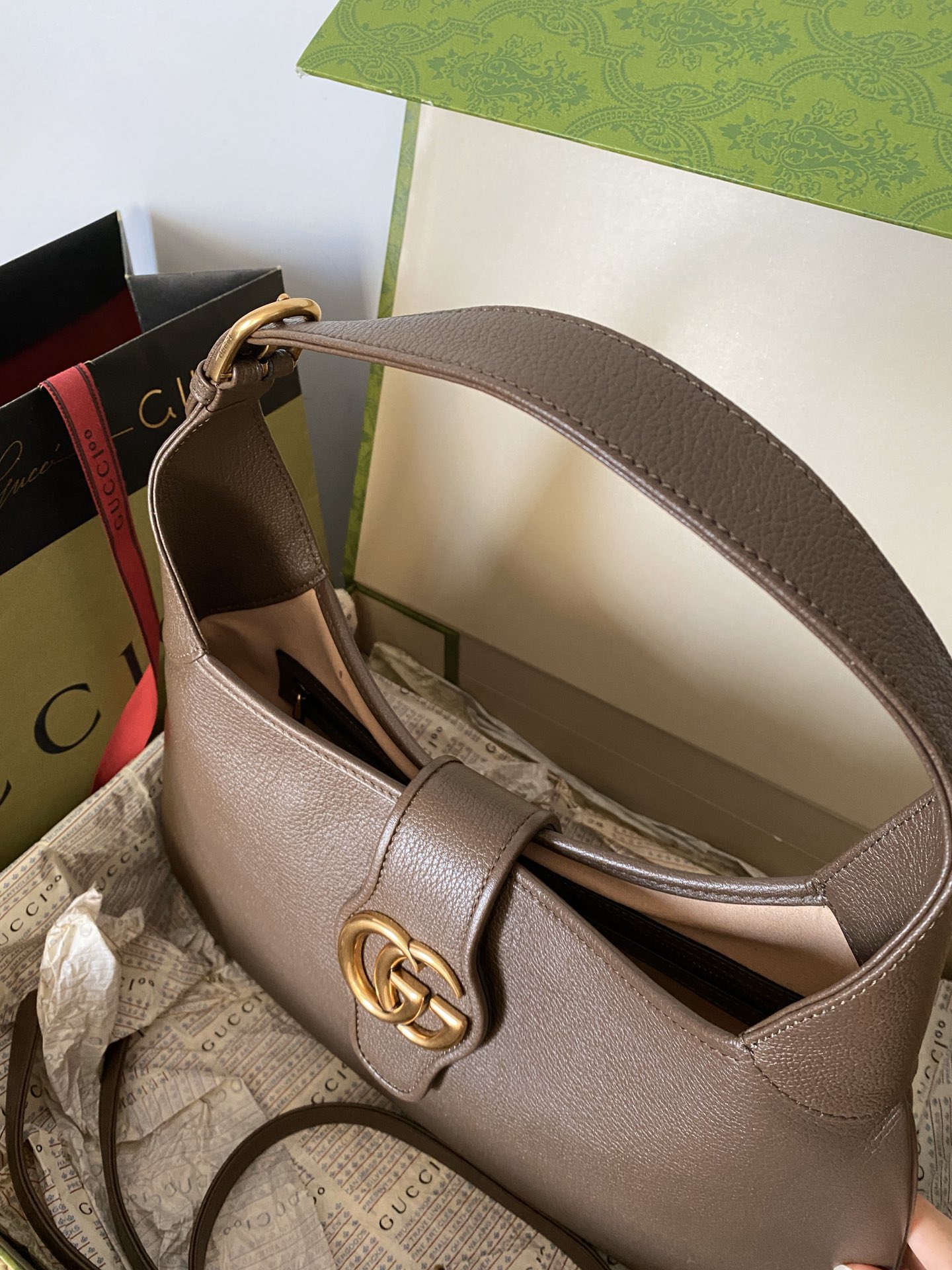 Gucci Soft Leather Underarm Bag