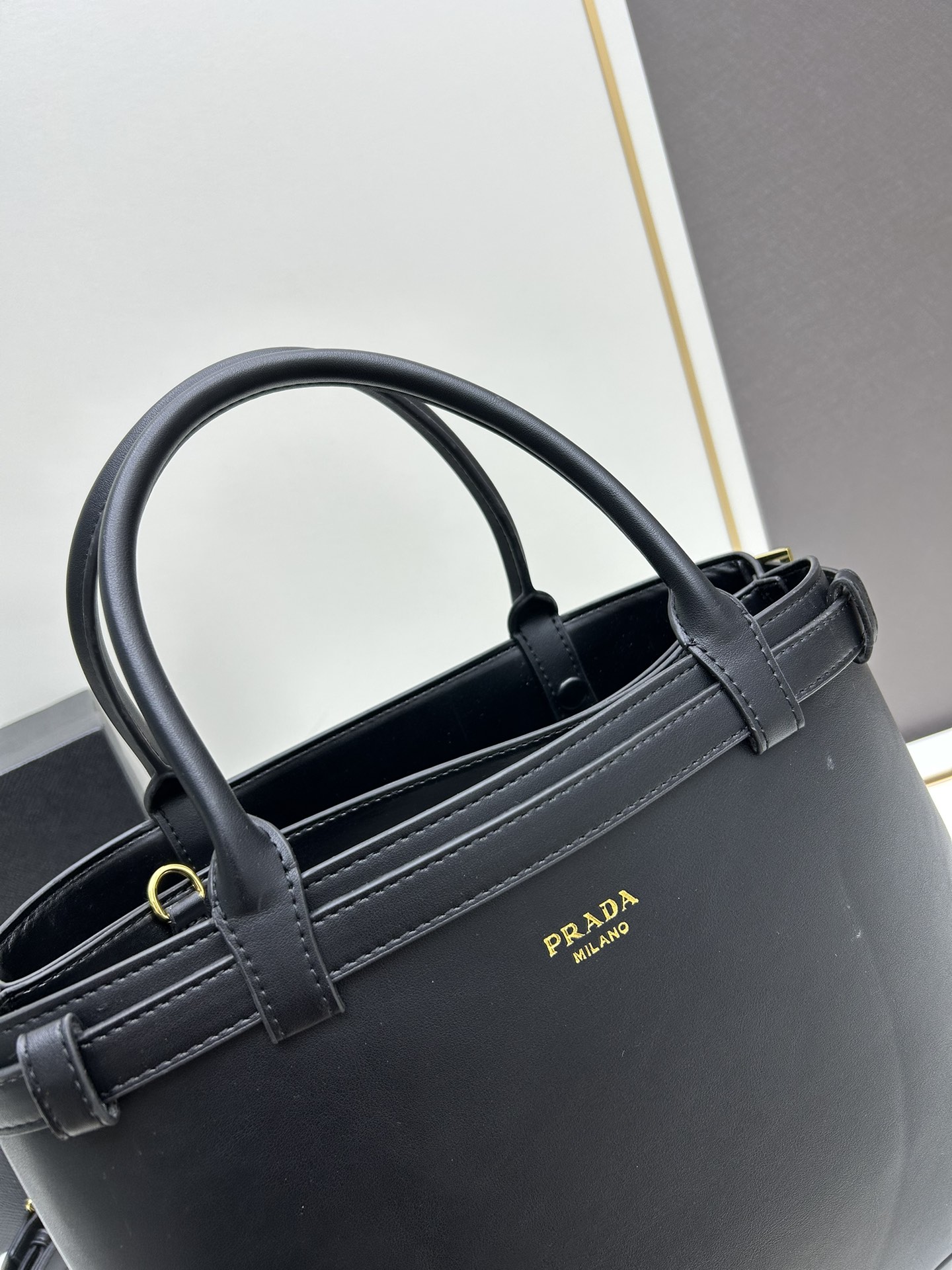 Prada DoubleBag Small Leather Handbag