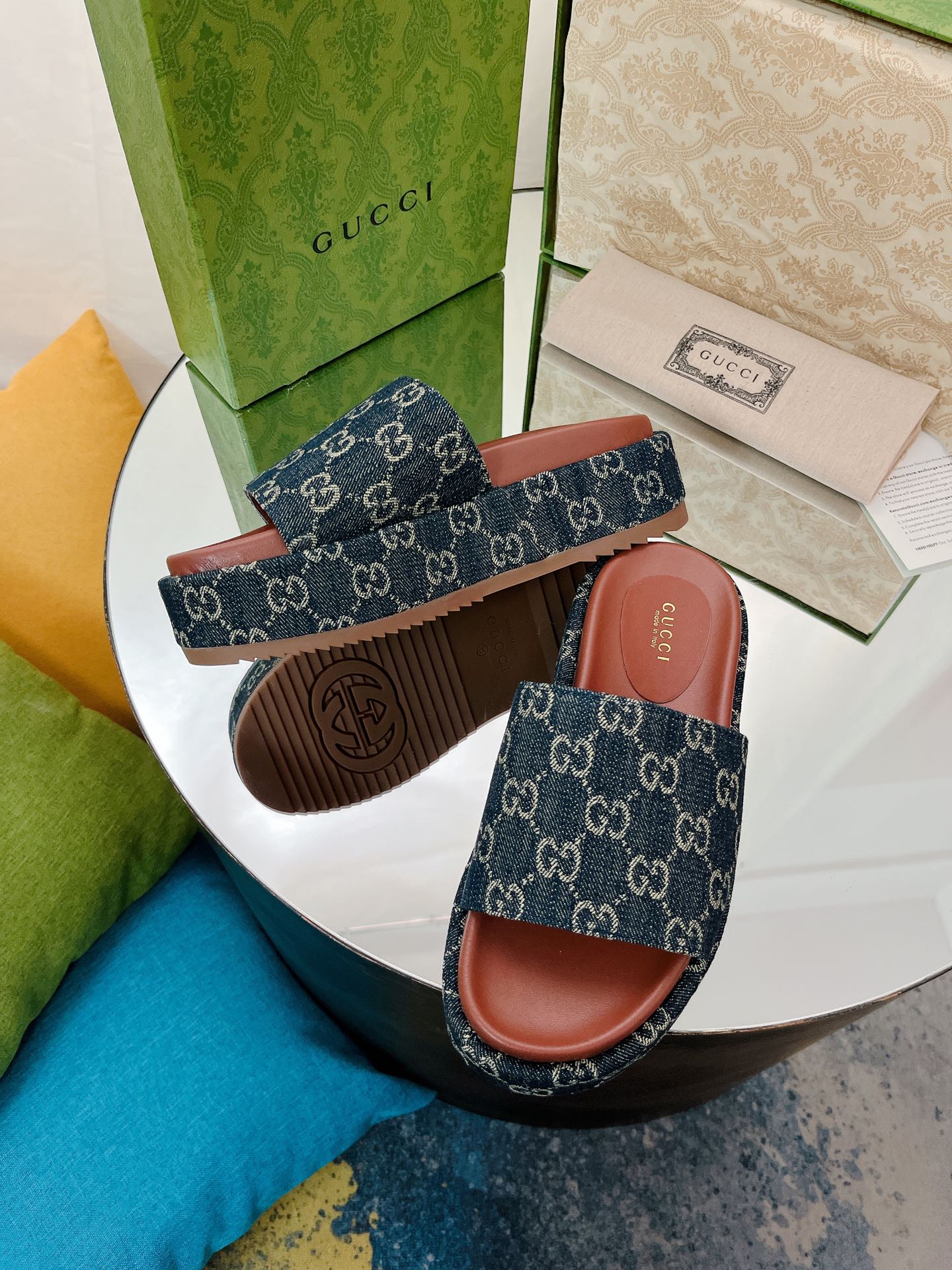 Gucci Thick-Soled Slippers