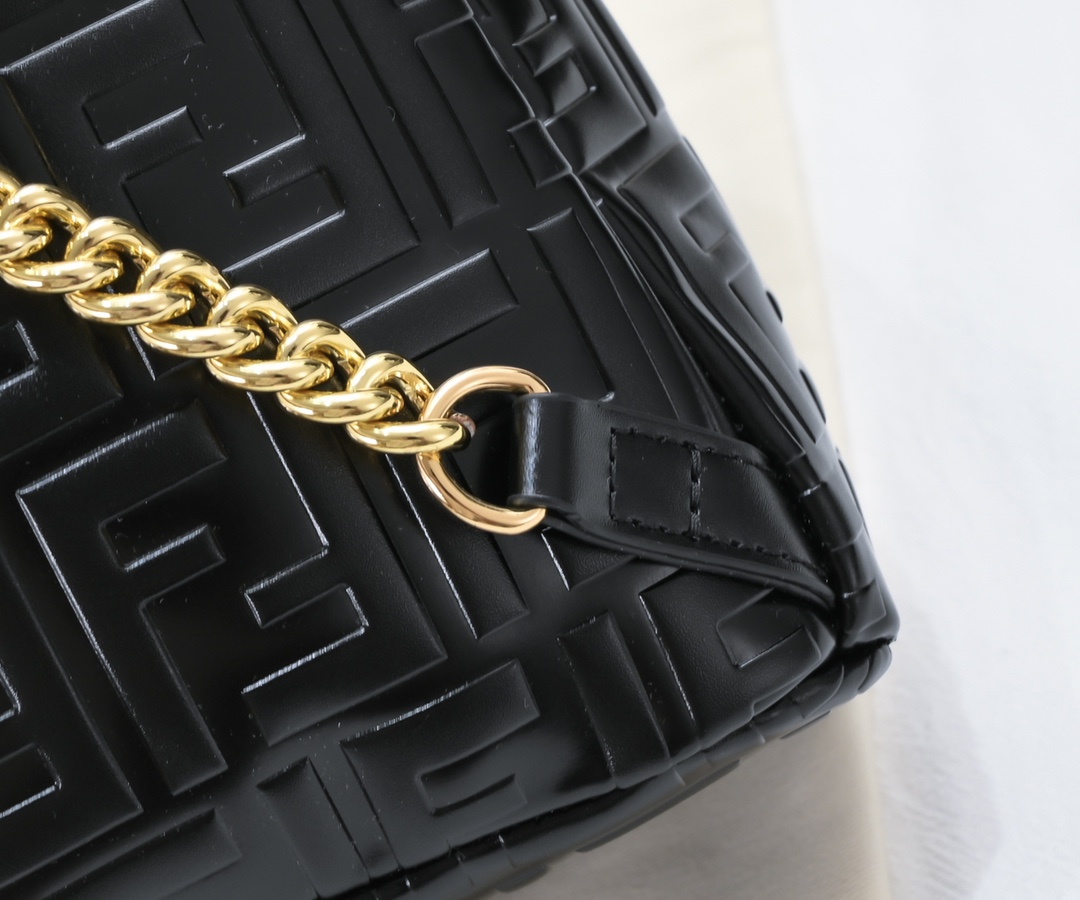 Fendi Leather Chain Backpack
