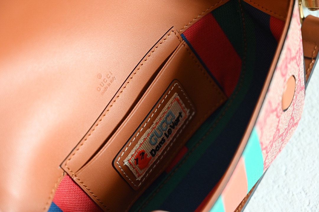 Gucci Pink Wild Boar Skin Clutch Bag