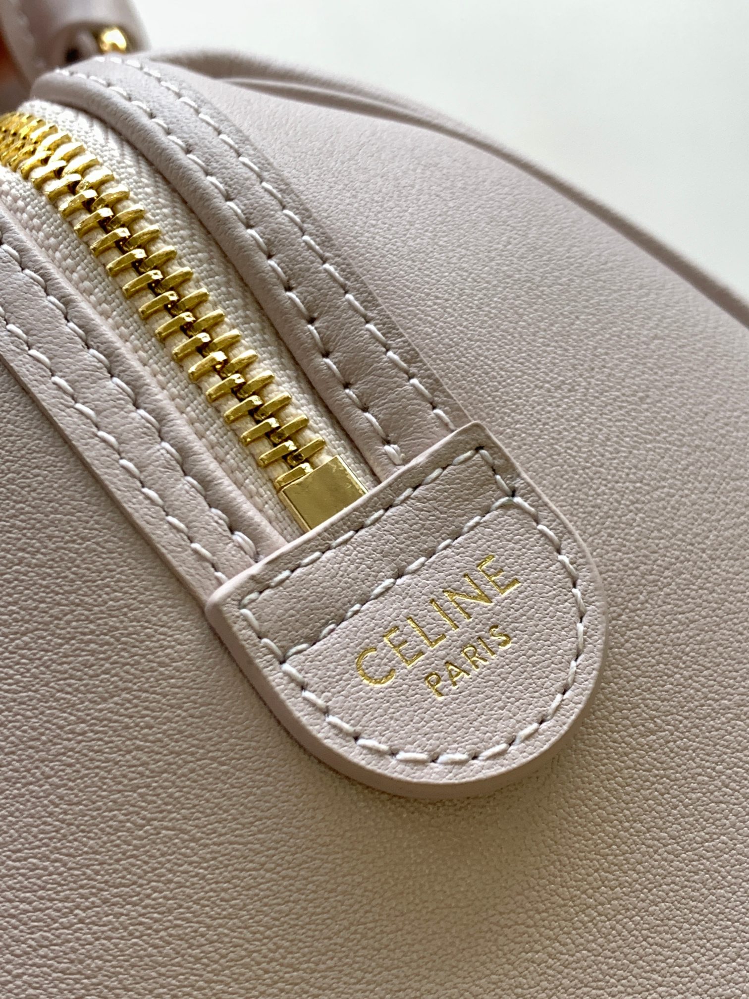 Original big brand luxury goods 1:1 high-end quality top qualityCELIN CUIR TRIOMBE small smooth calf leather Boston bagOriginal big brand luxury goods 1:1 high-end quality top original size copy