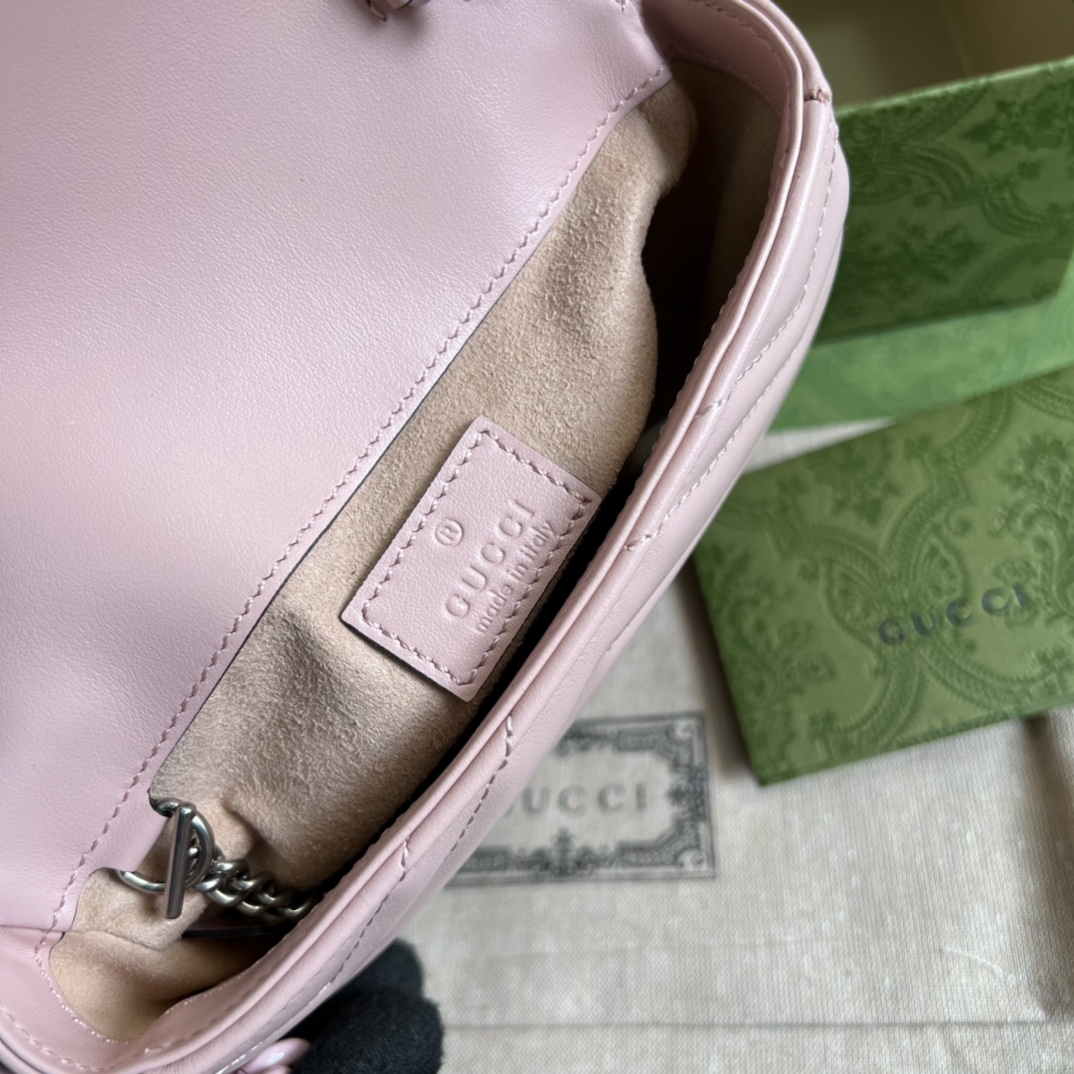 Gucci GG Marmont Sheepskin Shoulder & Crossbody Bag