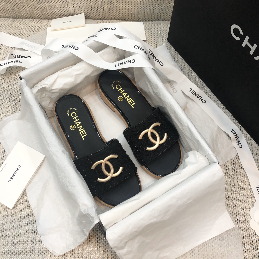 Chanel Original big brand luxury goods 1:1 high-end quality top qualityChanel clogs