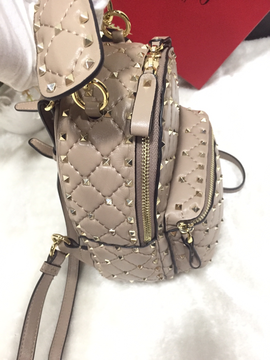 Valentino Sheepskin Backpack