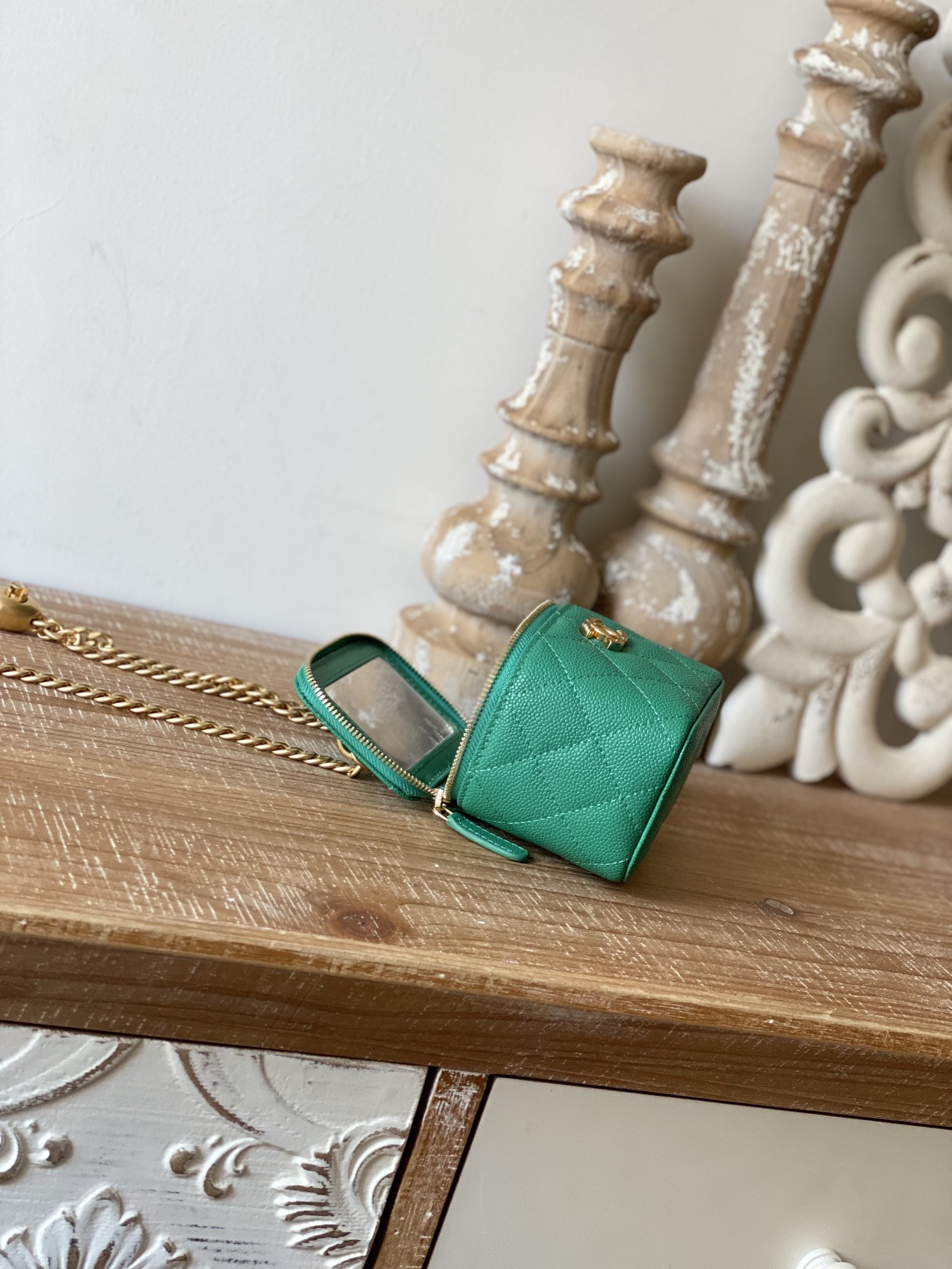 Chanel Lambskin Mini Makeup Pouch