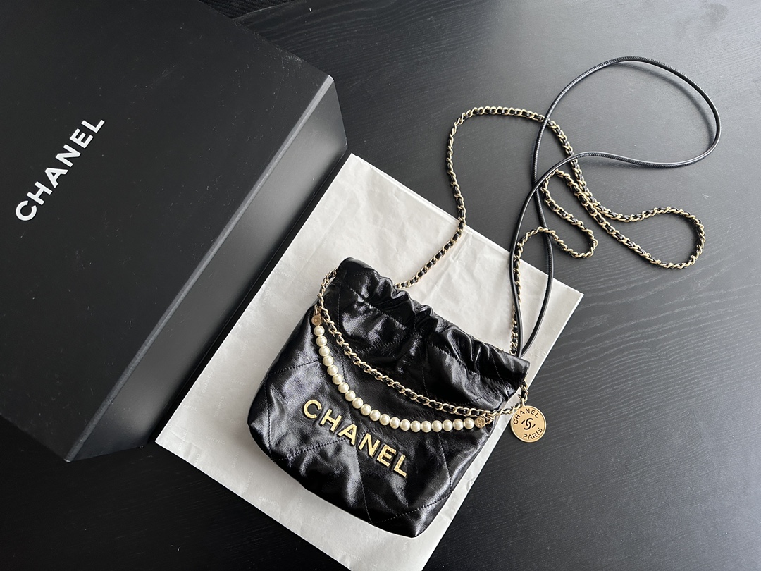 Chanel Calfskin Soft Leather Bag