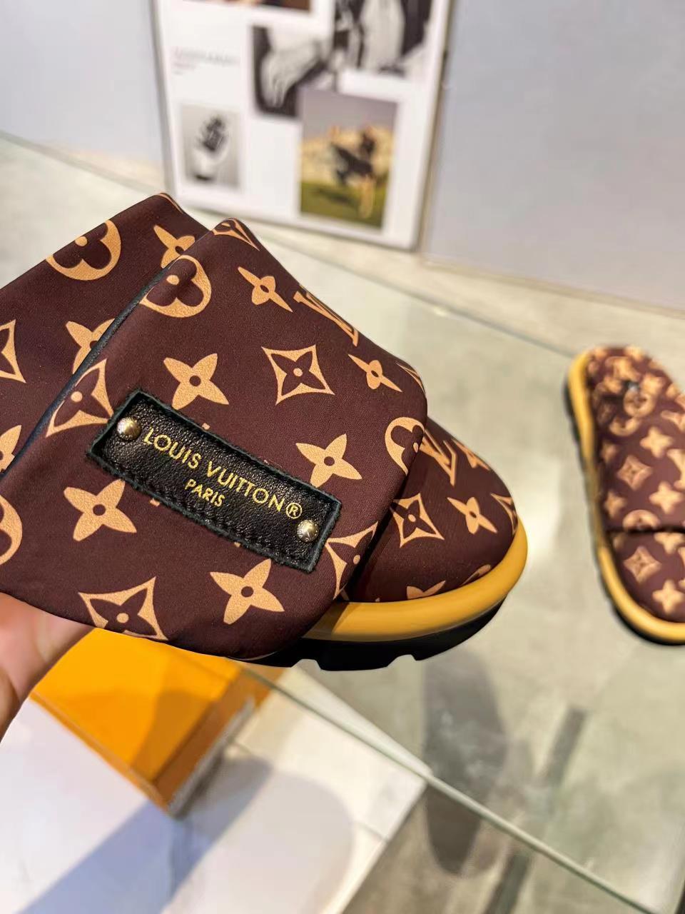 Original big brand luxury goods 1:1 high-end quality top qualityLouis vuitton new presbyopic sandals