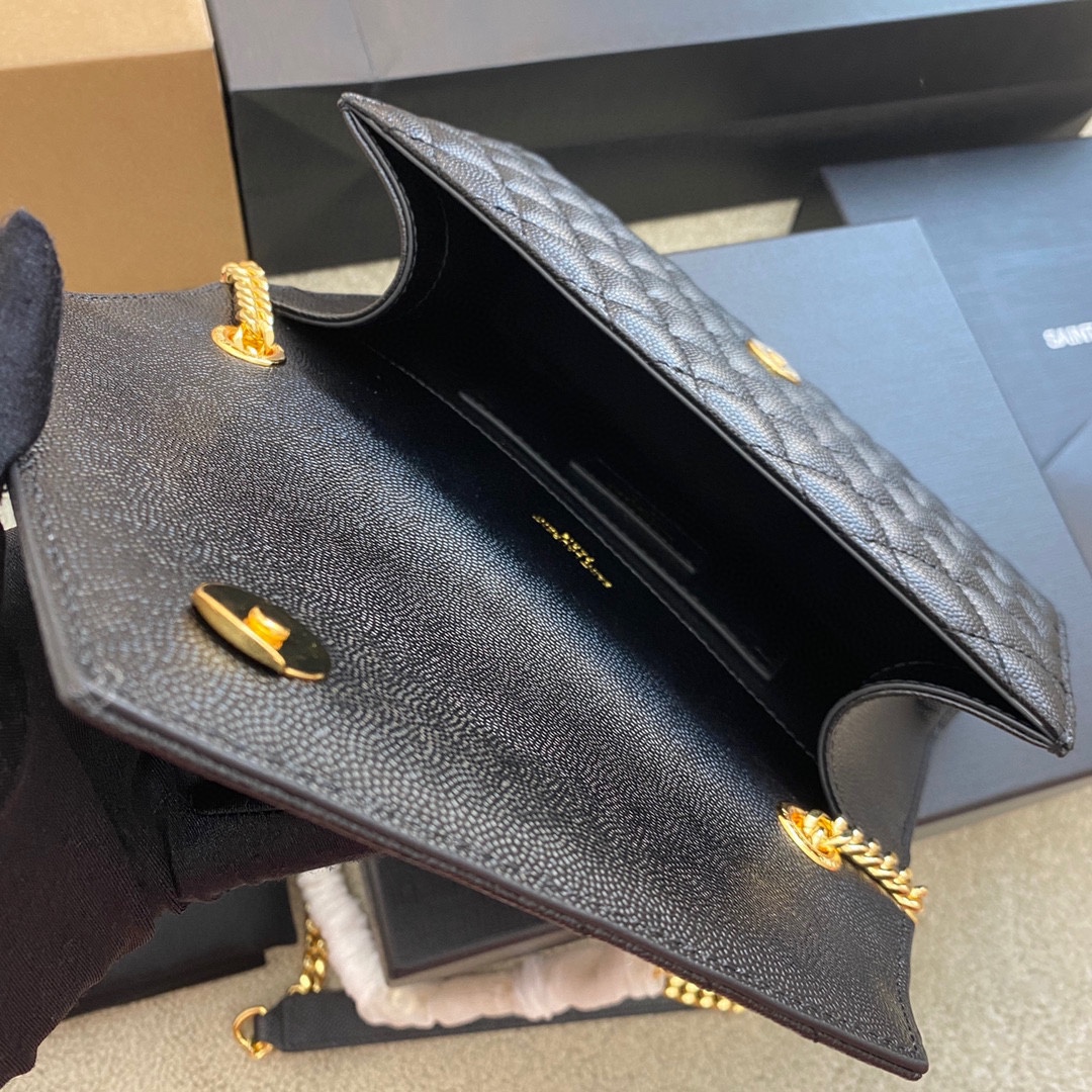 Saint Laurent Classic Chain Shoulder/Crossbody Bag for Women  in Black