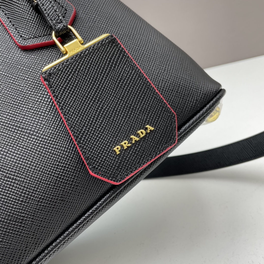 Prada Double Leather Handbag