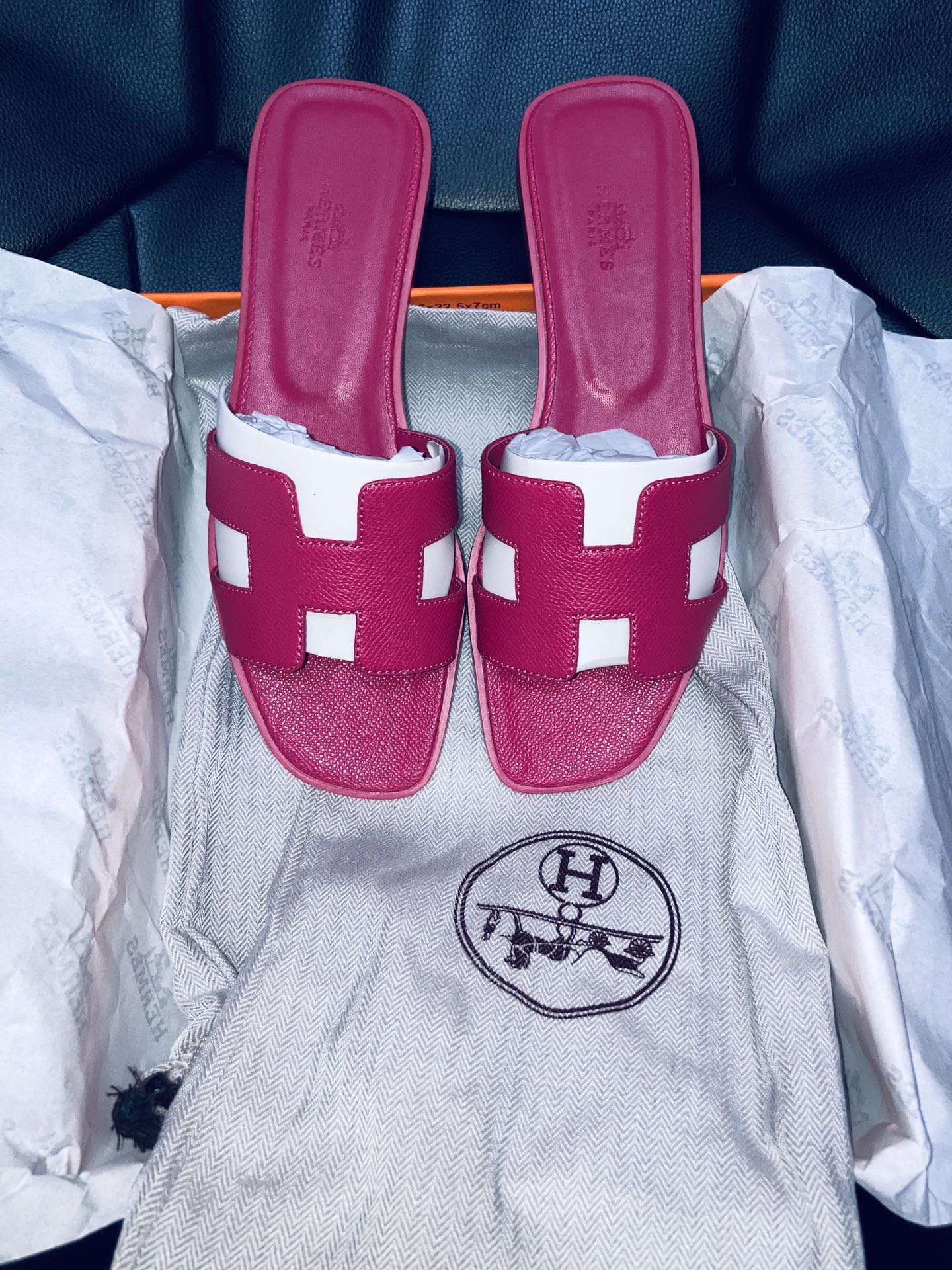 Hermes Cowhide Sandals