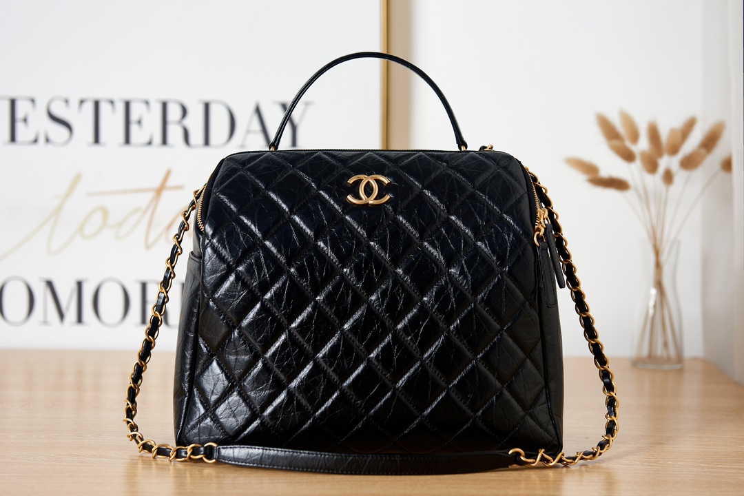 Chanel Polished Lambskin Large Handbag