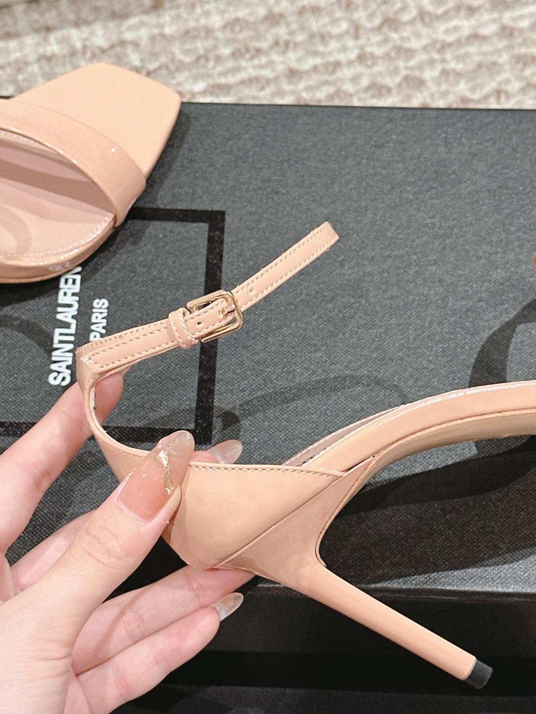 Saint Laurent Peekaboo High Heels