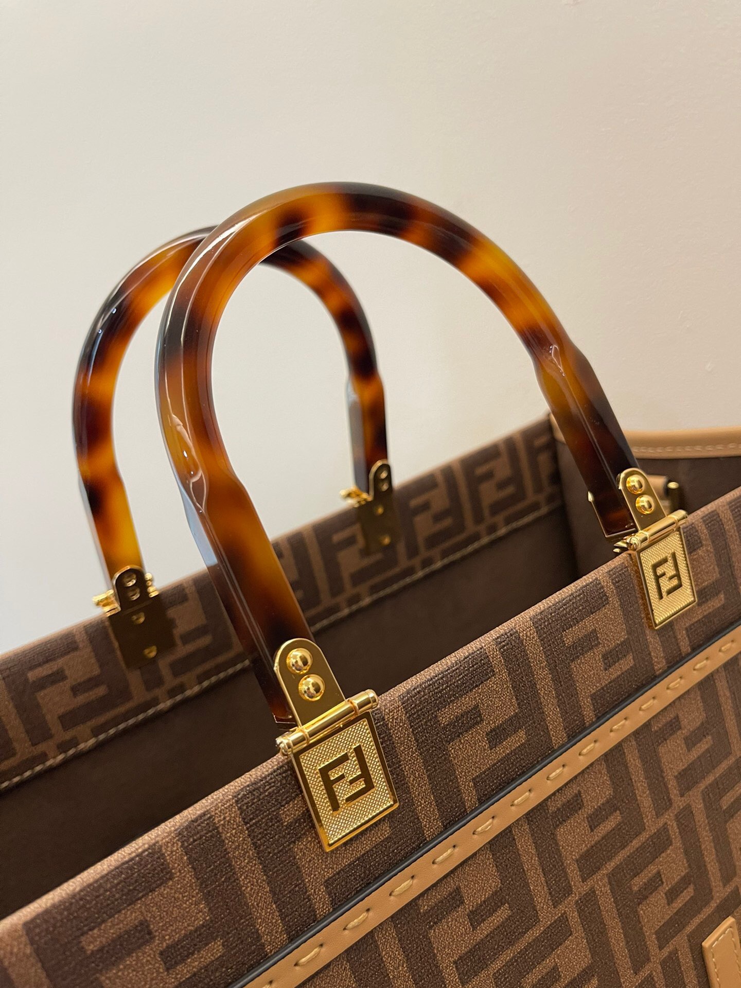 FENDI Monogram Tote Handbag