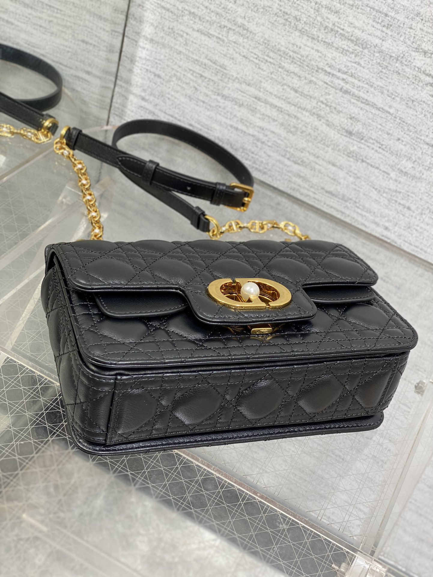 DIOR Jolie Pearl Chain Bag