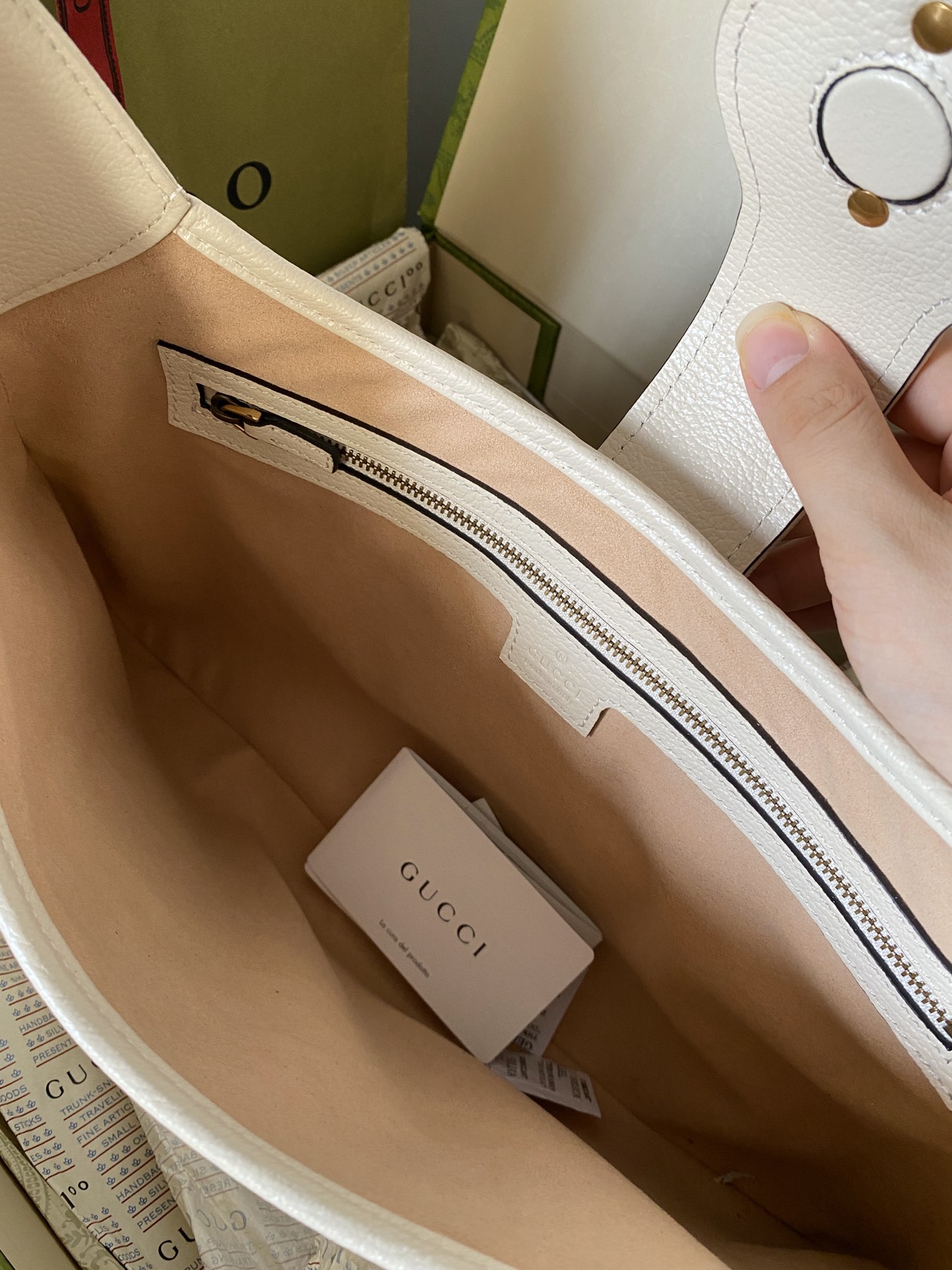 Gucci Soft Leather Underarm Bag