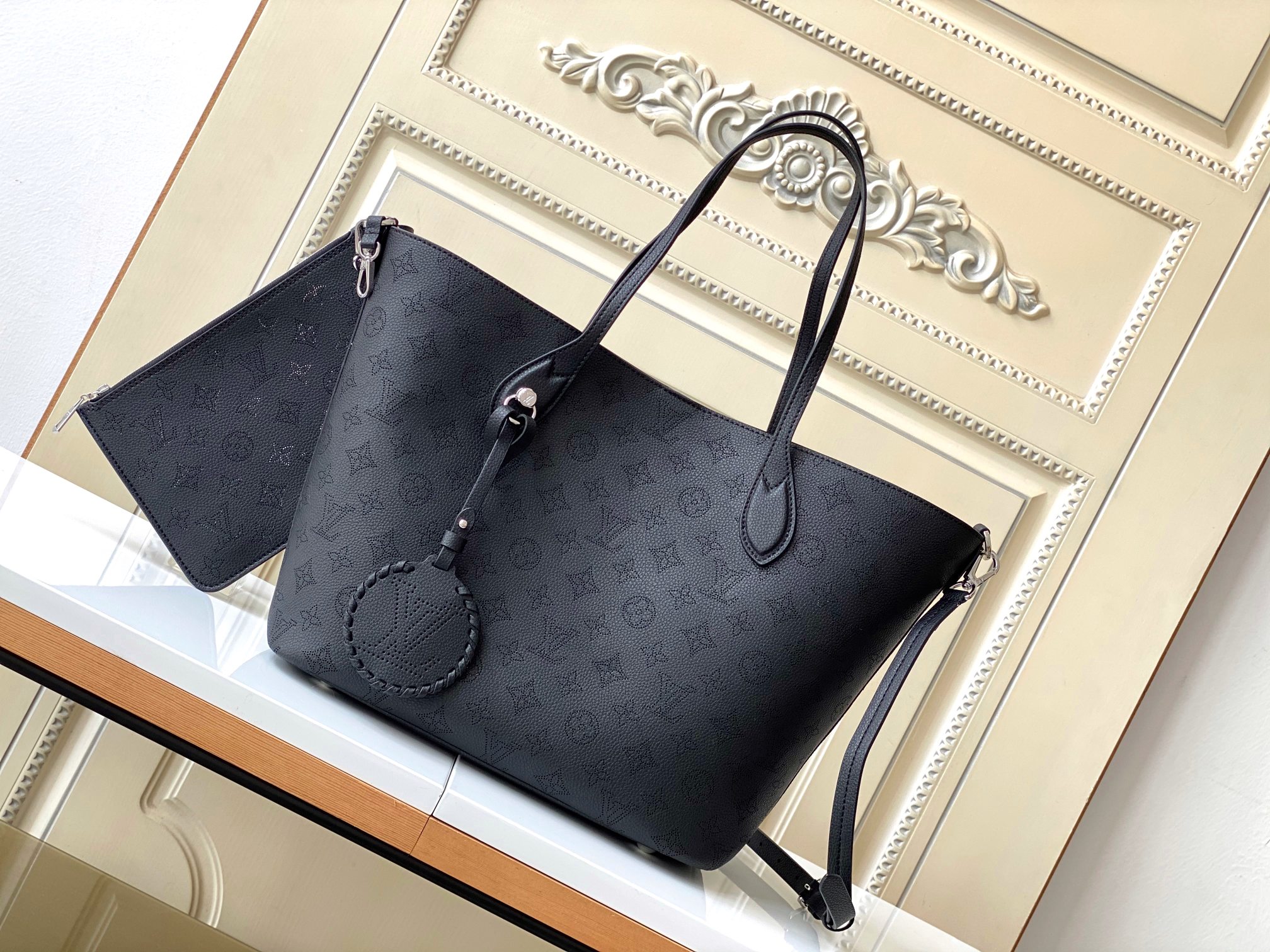 Louis Vuitton Classic Leather Tote Bag